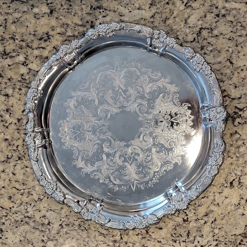 Shelton ware  silver plated serving tray.